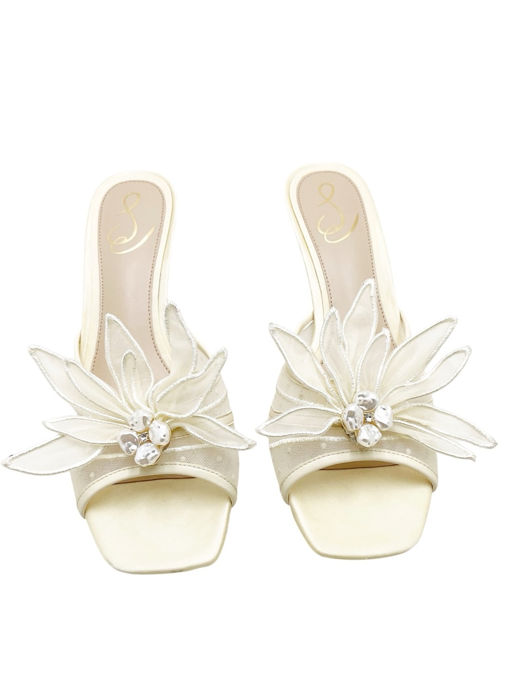 🆕{Sam Edelman} Pauline Womens Faux Leather Dressy Slide Sandals